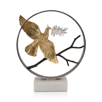 Michael Aram Dove 14" Moon Gate Sculpture