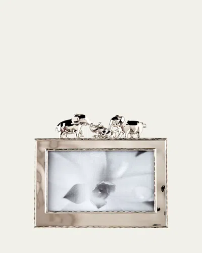 MICHAEL ARAM ELEPHANT 4" X 6" PICTURE FRAME