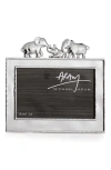 Michael Aram Elephants Picture Frame In Transparent