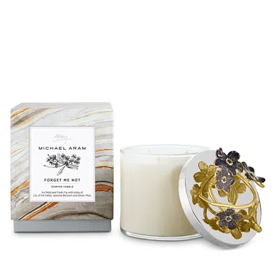 Michael Aram Forget Me Not Candle 13.5 Oz. In White