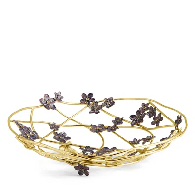 Michael Aram Forget Me Not Large Decorative Bowl In Gold