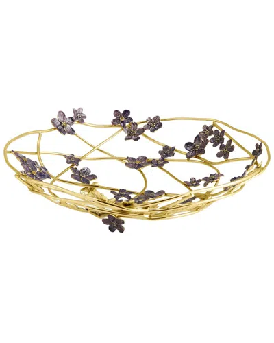 Michael Aram Forget Me Not Large Decorative Bowl In Gold