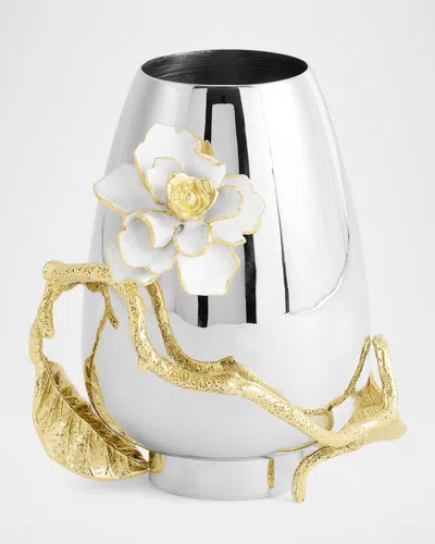 Michael Aram Gardenia Bud Vase In Silver