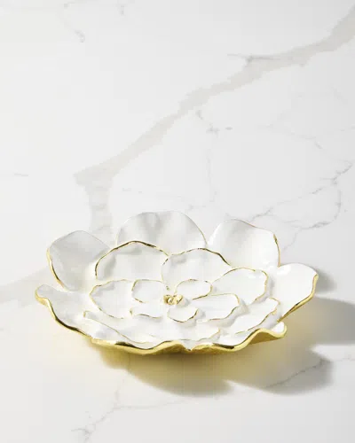 Michael Aram Gardenia Catch All, Your Choice With Any $250 Gifts & Home Purchase In White