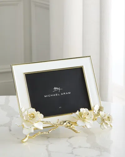 Michael Aram Gardenia Easel Picture Frame, 5" X 7" In Silver