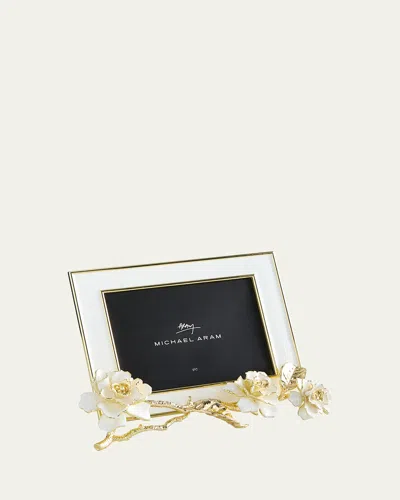 MICHAEL ARAM GARDENIA EASEL PICTURE FRAME, 5" X 7"