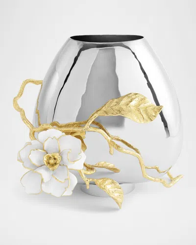 Michael Aram Gardenia Medium Vase In Gray
