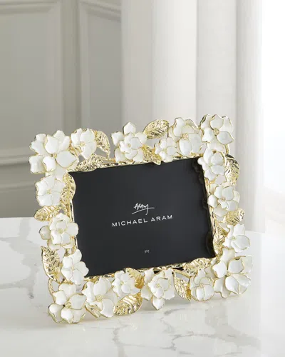 Michael Aram Gardenia Sculpted Frame, 5" X 7" In White