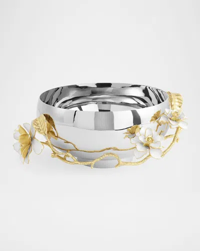 Michael Aram Gardenia Serving Bowl In Silver