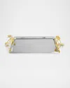 Michael Aram Gardenia Serving Tray In Silver