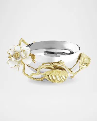 Michael Aram Gardenia Small Bowl In Silver