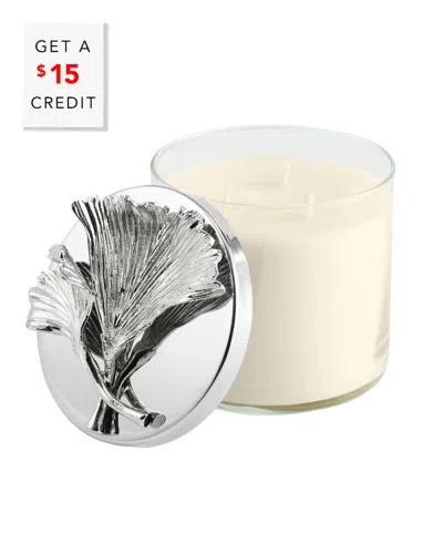Michael Aram Ginkgo Candle With $15 Credit In Gold