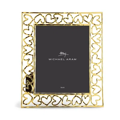 MICHAEL ARAM GOLD HEART FRAME, 8 X 10,132349