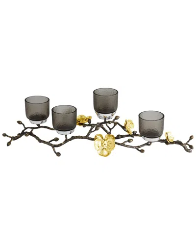 Michael Aram Gold Orchid Candelabra In Multi