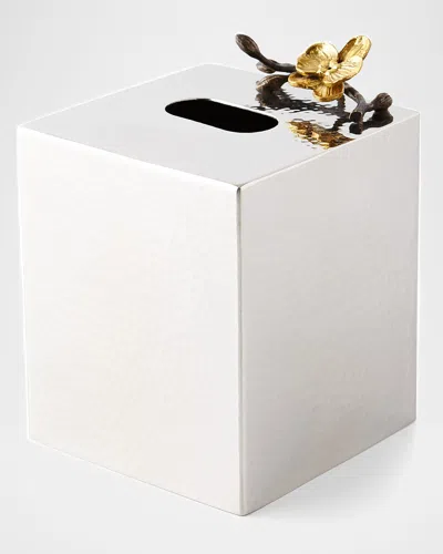 Michael Aram Gold Orchid Tissue Box Cover