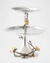 Michael Aram Gold Orchid Two-tier Etagere