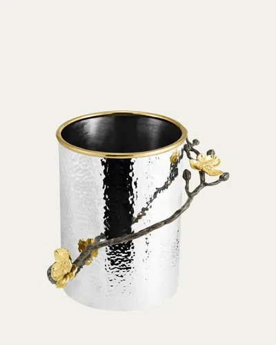 Michael Aram Gold Orchid Utensil Holder In Multi