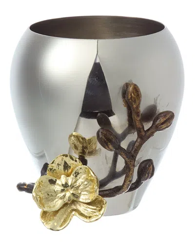 Michael Aram Gold Orchid Vase In Gray