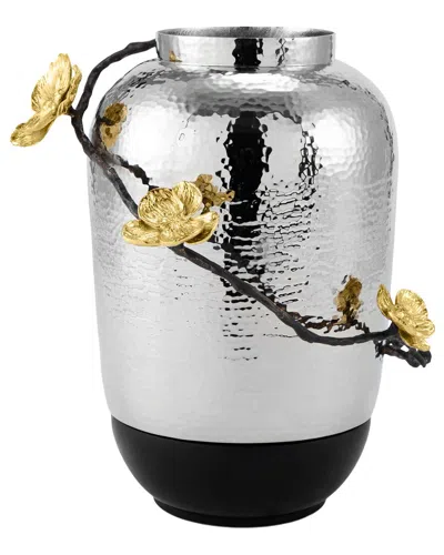 Michael Aram Gold Orchid Vase In Gray