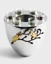 Michael Aram Gold Orchid Vodka Service