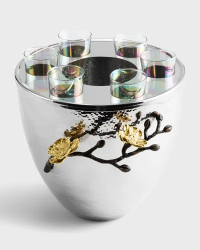 Michael Aram Gold Orchid Vodka Service