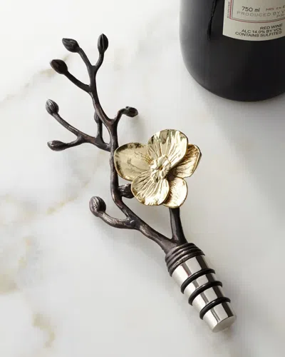 Michael Aram Gold Orchid Wine Stopper