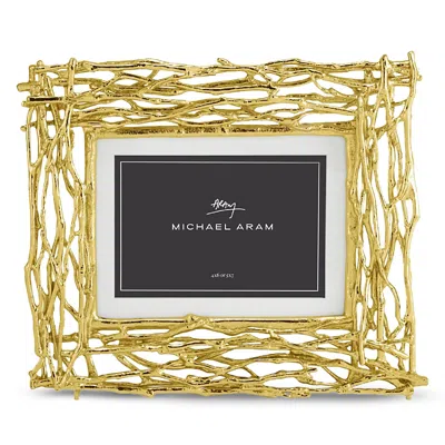 MICHAEL ARAM GOLD-TONE TWIG FRAME, 7 X 5,112002