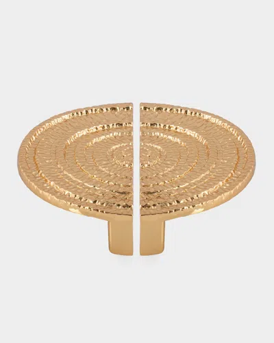 Michael Aram Gotham Half-round Pull Brass 2-piece Accent