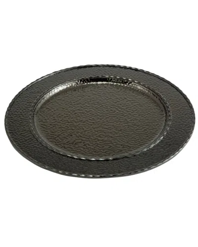 Michael Aram Hammertone Charger In Black