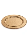 Michael Aram Hammertone Charger Plate In Gold