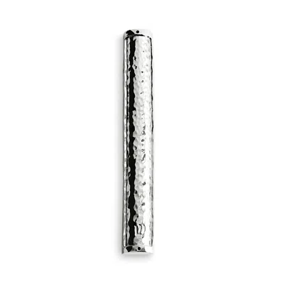 Michael Aram Hammertone Large Mezuzah Gold In Silver