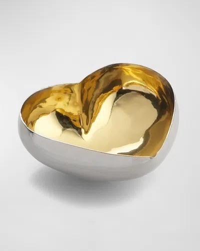 Michael Aram Heart Dish In Gold
