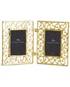 Michael Aram Heart Hinged 2x3in Photo Frame In Gold