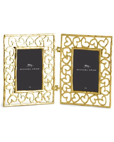 Michael Aram Heart Hinged Frame 2x3 In Gold