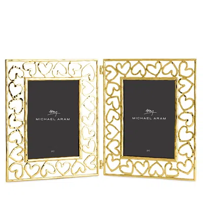 Michael Aram Heart Hinged Frame, 5 X 7 In Gold