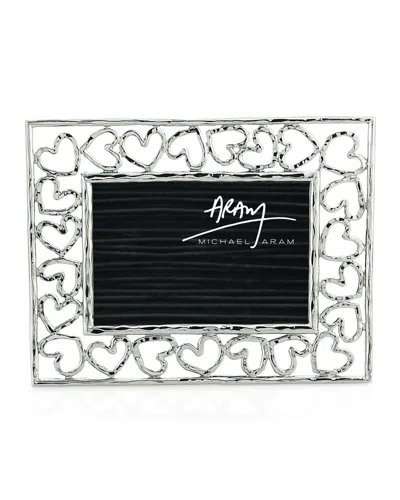 Michael Aram Heart Picture Frame, 4" X 6" In Silver