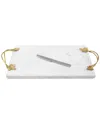 Michael Aram Ivy & Oak Cheese Board With Knife In Multi