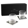 Michael Aram Ivy And Oak Glasses And Coasters Gift Set