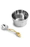 Michael Aram Ivy Oak Nut Dish & Spoon Set In Multi