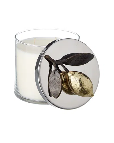 Michael Aram Lemonwood Three-wick Candle In Gray