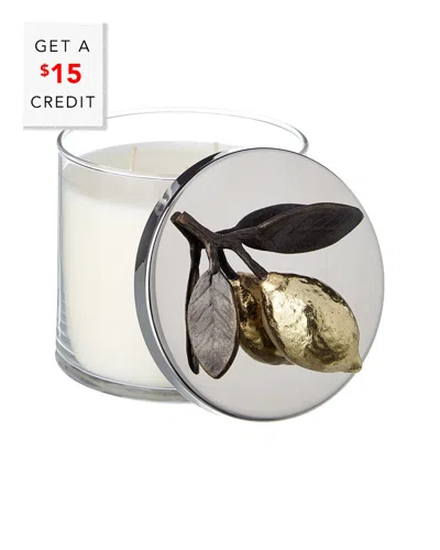 Michael Aram Lemonwood Three-wick Candle With $15 Credit In White
