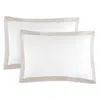 Michael Aram Long Staple Cotton King Pillowcase Set In White