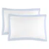 Michael Aram Long Staple Cotton King Pillowcase Set In Blue