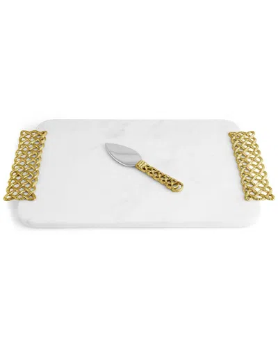 Michael Aram Love Knot Cheese Board With Spreader