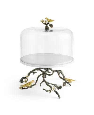 Michael Aram Lovebirds Cake Stand With Dome