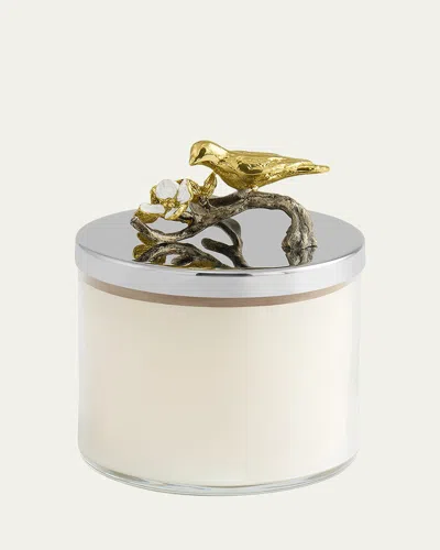Michael Aram Lovebirds Candle In Silver