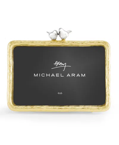 Michael Aram Lovebirds Frame, 4" X 6" In Silver,gold