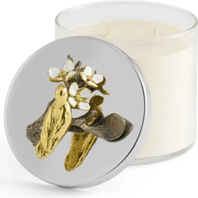 Michael Aram Lovebirds Scented Candle In Transparent