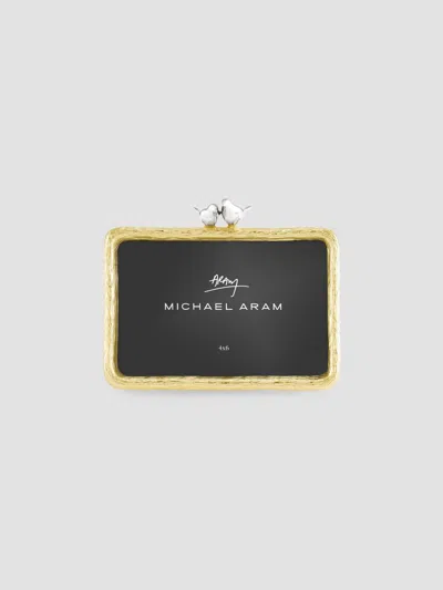 Michael Aram Lovebirds Silver & Gold 4" X 6" Frame