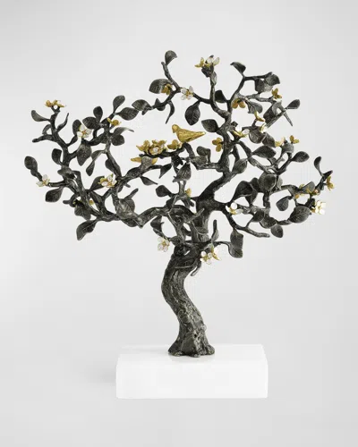 Michael Aram Lovebirds Small Sculpture, 18.5" In Black